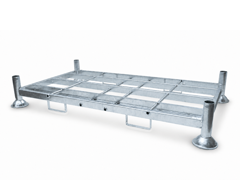 Metalen stapelrek dubbel